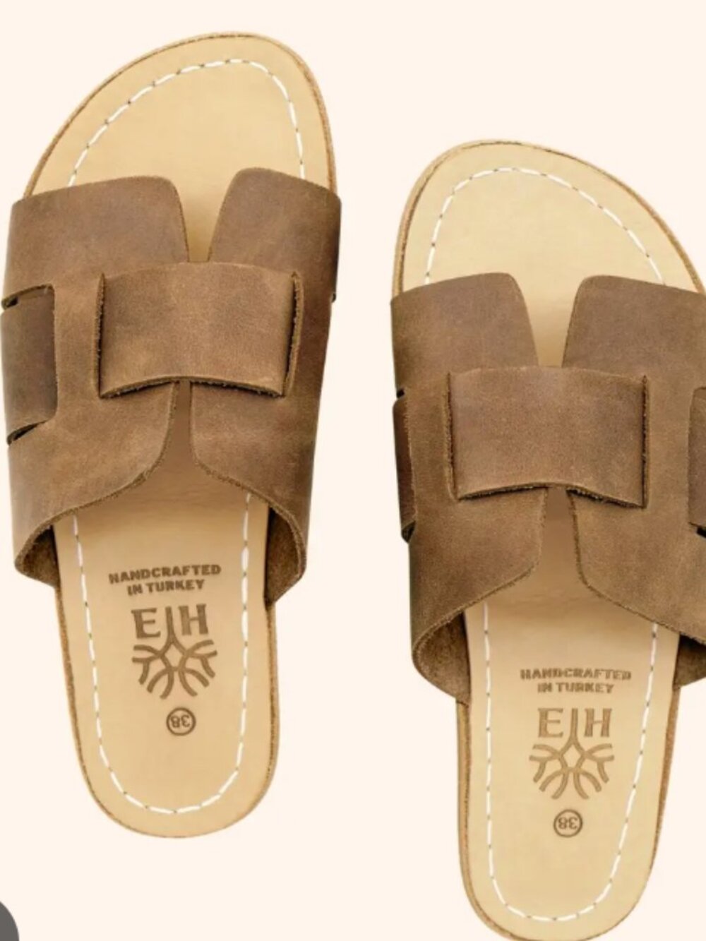 Earthing Harmony Barefoot Grounding Leather Sandals Sz 42
